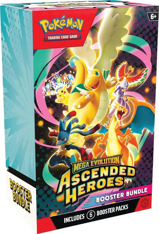 Pokémon Mega Evolutions 2.5 Ascended Heroes Booster Bundle | Factory Sealed